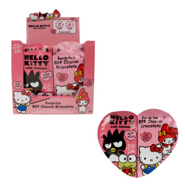 HELLO KITTY BEST FRIENDS FOREVER Braccialetto a sorpresa cm In espo da 24pz…x24